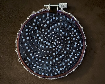 Embroidered and Beaded Ornament