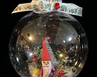 1 of a kind Gnome Christmas Ornament