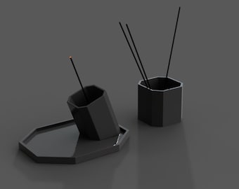 Hex Stylish Incense Holder, Sci-Fi Aroma Decorative