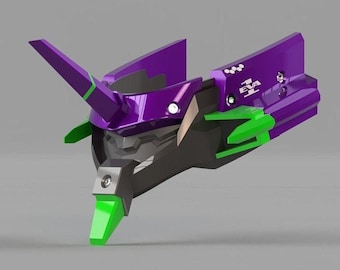 Evangelion Inspired Techwear/Streetwear Mask Unit 01, STL