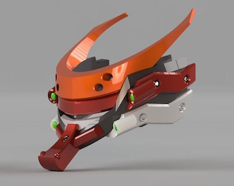 Evangelion Inspired Techwear/Streetwear Mask Unit 02, STL