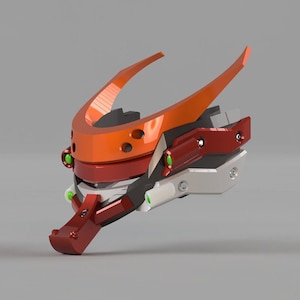 Unidad de máscara 02 de ropa tecnológica/ropa urbana inspirada en Evangelion, STL