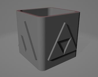 3D Zelda Succulent Planter Pot, Office Home Decor