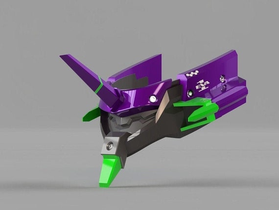 Evangelion Inspired Techwear/Streetwear Mask Unit 01, STL