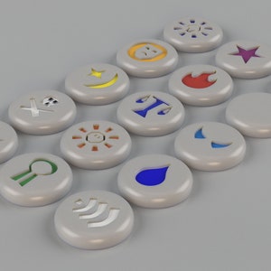 Old School Runescape Runes voor 3D-printcollectie