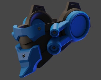 Redo V2 - Techwear/Streetwear Inspired Mask, STL File