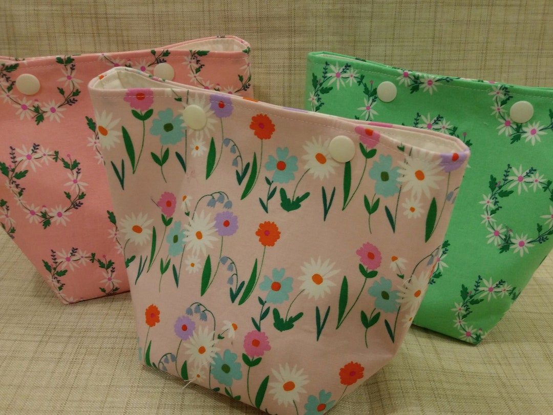 Flower Garden Yarn Cover Yarn Cozy Yarn Bowl Small Project Etsy