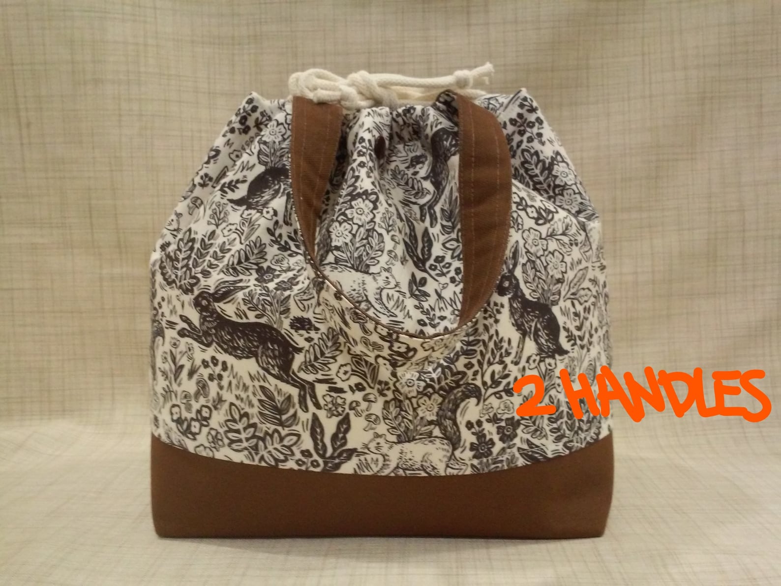 Cotton Steel Rifle Paper Co. Wildwood Fable Large Knitting Etsy