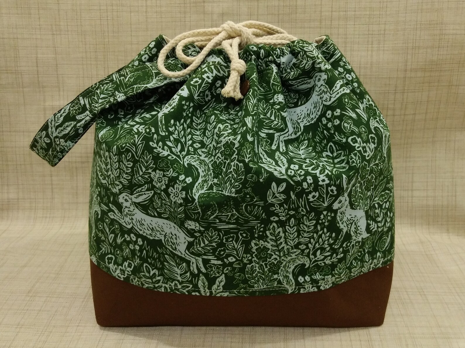 Cotton Steel Rifle Paper Co. Wildwood Fable Large Knitting Etsy