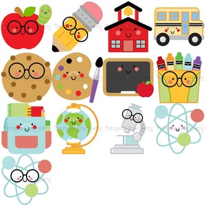 School SVG Bundle - 1s SVG and Graphic Files - Kindergarden svg, education svg, School Clipart, School Graphics, School Cut Files