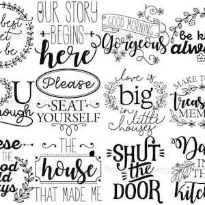 Farmhouse Too SVG Bundle - 12 SVG and Graphic Files - Farmhouse svg, Farm House svg, Farm svg, Farmhouse graphics, farmhouse clipart