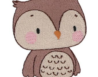Cute Owl Embroidery Design - 4, 5, 6 Inch Sizes Included (Digital Download)