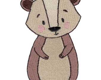 Cute Beaver Embroidery Design - 4, 5, 6 Inch Sizes Included (Digital Download)