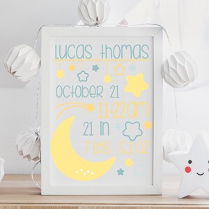 Plantilla de anuncio de parto nocturno - Clipart y SVG - Uso personal y de pequeñas empresas