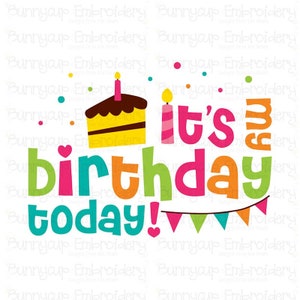 Birthday Girl - It's My Birthday Today SVG - Clipart and SVG - Personal and Small Business Use