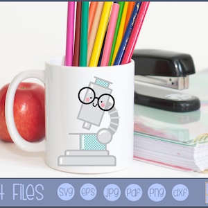 Brilmicroscoop SVG - Persoonlijk en Klein Zakelijk Gebruik - School svg, school grafisch, leraar svg, kinderen svg, wetenschap svg