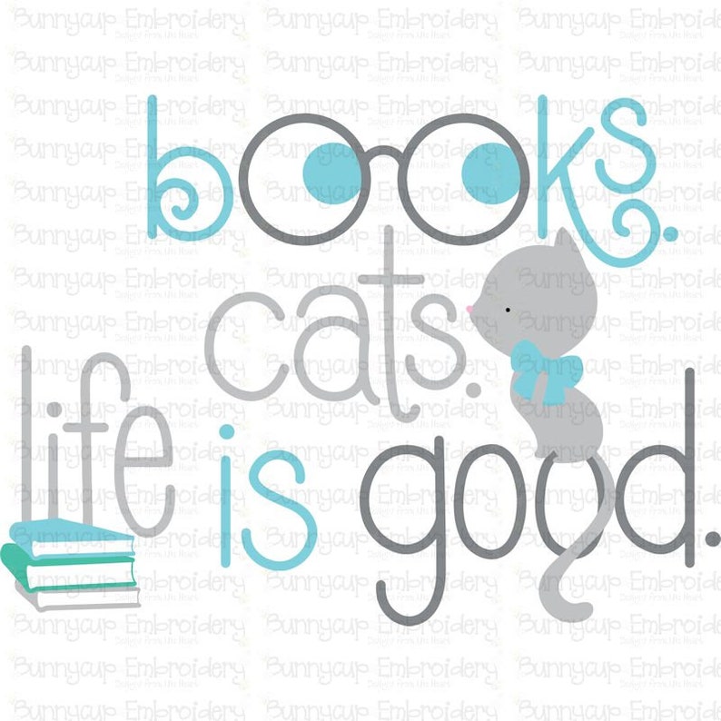 Download Art Collectibles Clip Art Clipart And Svg Library Sentiments Design 1 Books Life Is Good Svg Cats Personal And Small Business Use