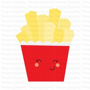 Food Duos - Fries SVG - Clipart and SVG File - Personal and Small Business Use - Food Duos svg, Food Pairs svg, Food svg