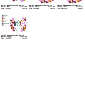 Mercy Machine Embroidery Design - 4x4 5x7 6x10 8x8 Sizes Included ...