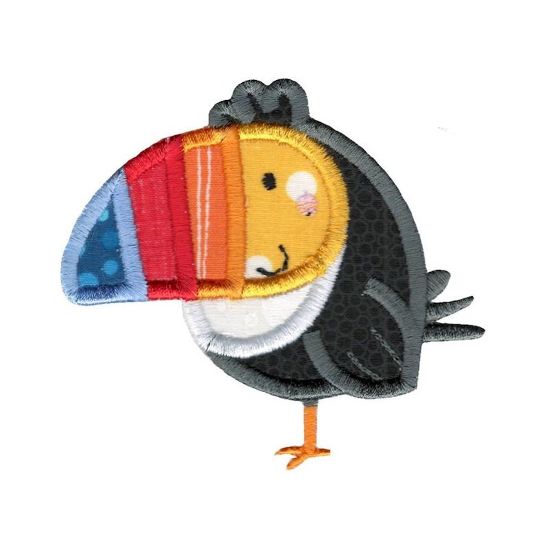 Toucan Applique Embroidery Design 4x4 5x7 6x10 8x8 Sizes Etsy
