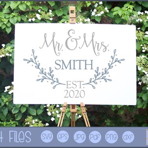 Wedding Template SVG Design 2 - Clipart and SVG File - Personal and Small Business Use - Wedding svg, Marriage svg, wedding announcement svg