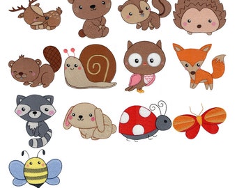 Puede incluir: Un conjunto de 12 parches bordados de animales e insectos adorables. Los parches presentan una variedad de criaturas del bosque, incluyendo un ciervo, un oso, una ardilla, un erizo, un castor, un caracol, un búho, un zorro, un mapache, un conejito, una mariquita, una mariposa y una abeja. Los parches son perfectos para agregar un toque de fantasía a la ropa, las bolsas u otros accesorios.