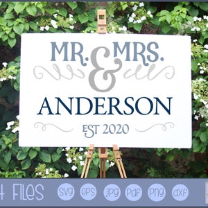 Wedding Template SVG Design 3 - Clipart and SVG File - Personal and Small Business Use - Wedding svg, Marriage svg, wedding announcement svg