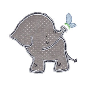 Elephants Applique Design 11 Machine Embroidery Design 4x4 5x7 6x10 8x8