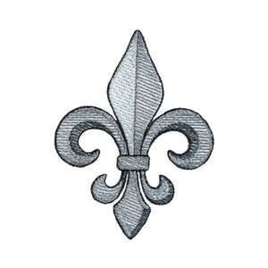 Boceto Fleur De Lis 9 - Diseño de bordado a máquina 4x4 5x7 6x10 8x8 - Boceto Fleur De Lis Diseño de bordado