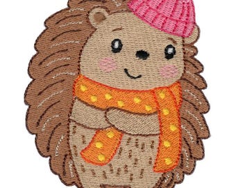 Fall Porcupine Embroidery Design - 4, 5, 6 Inch Sizes Included (Digital Download)