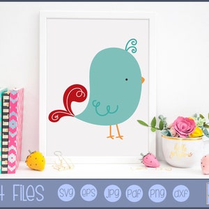 Tweet Thing 1 SVG - Personal and Small Business Use - Cute Bird SVG, Cute Bird Clipart, Cute Bird Clip Art, Cute Bird Graphic