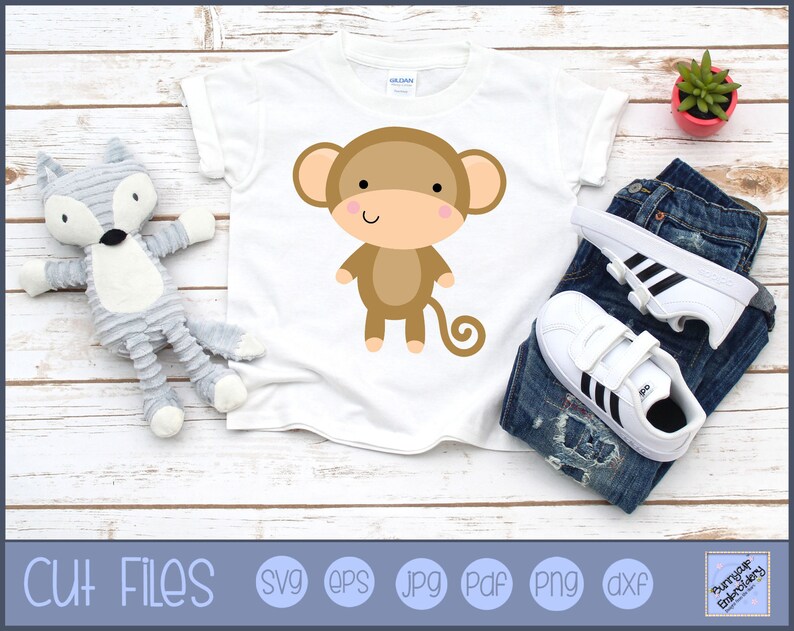 Download Monkey Clipart Jungle Animal Svg Boxy Monkey Svg Personal And Small Business Use Scrapbooking Papercraft Dekorasyonu Net