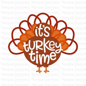 Thanksgiving gevoelens vijf-het is Turkije tijd SVG-clipart en SVG-bestand-persoonlijke en kleine zakelijke gebruik-Thanksgiving SVG