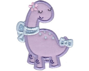 Dinosaur Girl Embroidery Design Machine Applique - Etsy