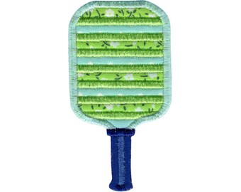 Pickleball Paddle appliqué motif de broderie - 4 x 4 5 x 7 6 x 10 tailles 8 x 8 incluses - Pickleball motif de broderie, Pickleball disant broderie