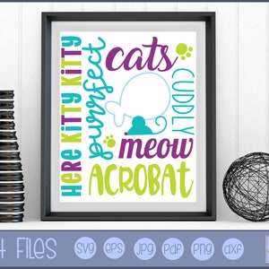 Cats Subway Art SVG - SVG en Grafisch Bestand - Persoonlijk en Klein Zakelijk Gebruik - Kinderen svg, Kinderen svg, Home svg, Familie svg, Pet svg