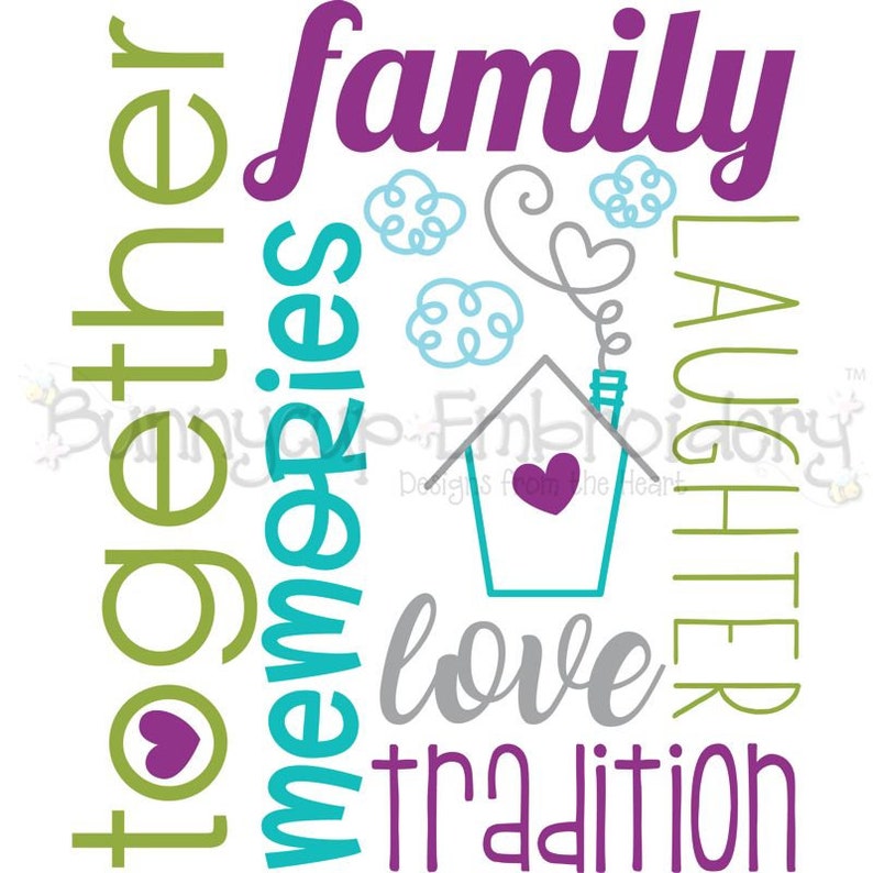 Family Subway Art SVG SVG and Graphic File Personal and - Etsy