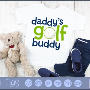Daddy's Golf Buddy SVG - Persoonlijk en Klein Zakelijk Gebruik - Daddy's Buddy SVG, Daddy's Golf Buddy Graphic, Daddy Clipart