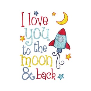 Baby Boy Sentiments Too Design 1 Filled Stitch Machine Embroidery Design 4x4 5x7