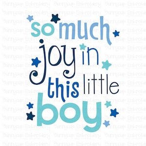 Baby Boy Sentiments Too Design 5 - Clipart e SVG - Uso pessoal e em pequenas empresas