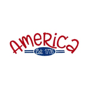 American Sayings Design 3 Filled Stitch Machine Embroidery Design 4x4 5x7 6x10 8x8
