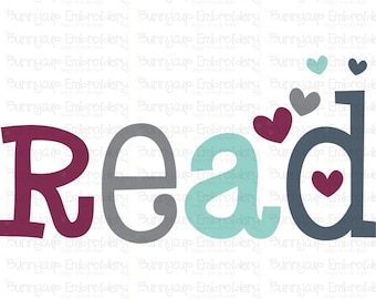 Library Sentiments Design 1 - Clipart and SVG - Personal and Small Business Use - Read SVG