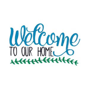 Home Sweet Home Design 15 Filled Stitch Machine Embroidery Design 4x4 5x7 6x10 8x8