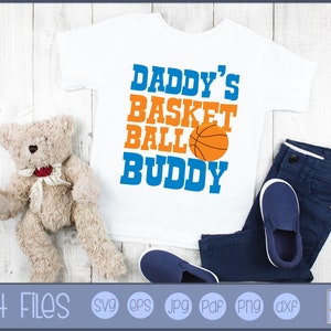Daddy's Basketball Buddy SVG - Persoonlijk en Klein Zakelijk Gebruik - Daddy's Buddy SVG, Daddy's Basketball Buddy Graphic, Daddy Clipart