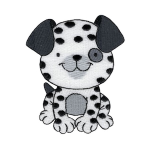 Dalmatiner - Maschinenstickerei Design - 2, 3, 4 & 5 Zoll Größen enthalten - Hund Stickmuster, Dalmatiner Stickmuster