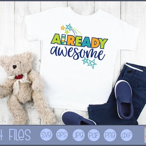 Al Awesome SVG - Personal en Small Business Use - Baby Boy svg, Baby svg, jongen svg, baby grafisch, jongen grafisch, baby clipart