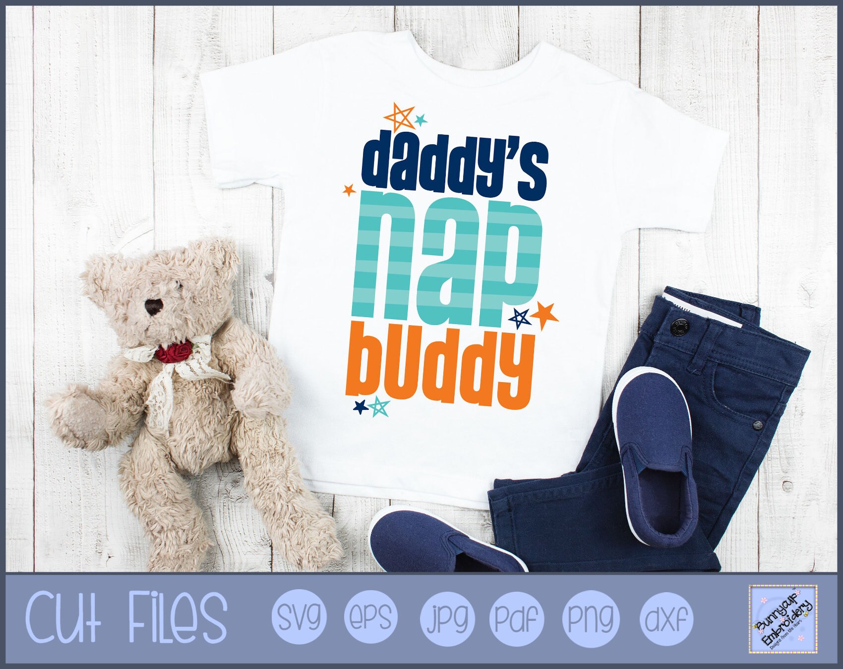 Daddy's Nap Buddy SVG Personal and Small Business Use Etsy