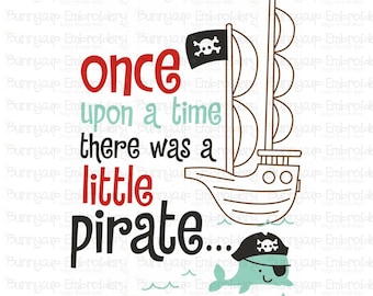 Baby Boy Sentiments Design 9-Clipart und SVG-Persönliche und kleine Business Use-Little Pirate SVG