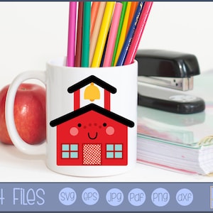 School SVG - Uso personal y de pequeñas empresas - School svg, school graphic, teacher svg, children svg, School House SVG