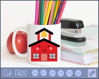 学校 SVG - 個人および小規模ビジネスでの使用 - 学校 SVG、学校グラフィック、教師 SVG、子供 SVG、スクールハウス SVG